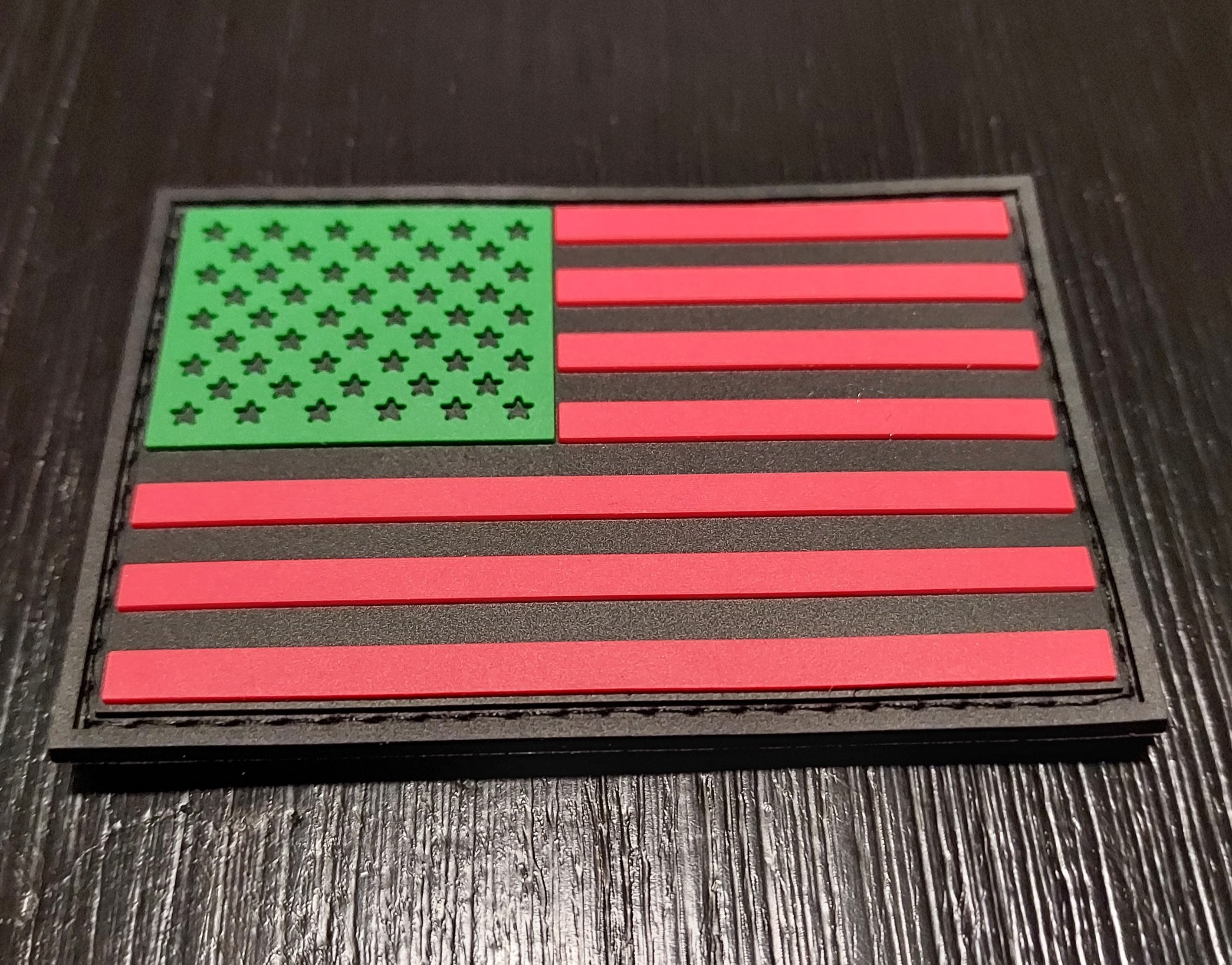 African American Flag Patch – All Stripes Apparel Co.